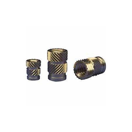 E-Z Lok Ultrasonic Insert, #6-32, Brass HI-006-WH